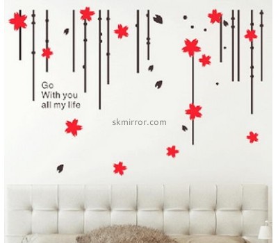 Factory wholesale acrylic decal wall sticker mirror strips  MS-034