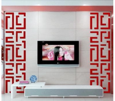 Factory wholesale acrylic mirror wall tiles sticker MS-030