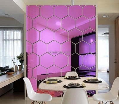 Custom acrylic stickers 3d decorative small wall big mirrors for sale MS-536