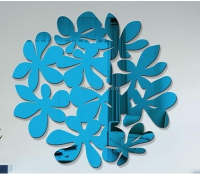 Custom acrylic stickers decorative round mirror wall MS-562