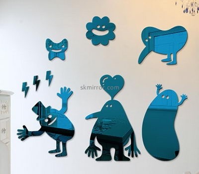 Custom acrylic plastic stickers wall decor mirrors MS-581