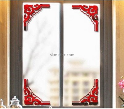 Mirror manufacturers custom design acrylic stickers for mirrors decoration MS-727