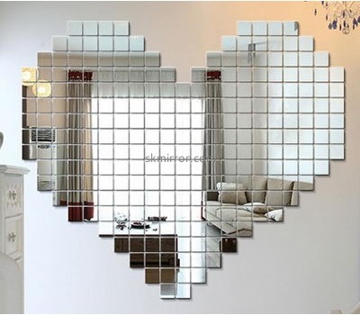 Mirror manufacturers customize inexpensive decorative mirrors mirrored wall decals stickers MS-784