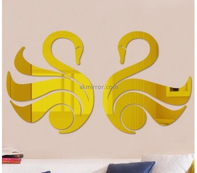 Factory direct sale acrylic 3d sticker floor wall mounted mirror 3d sticker for floor MS-150