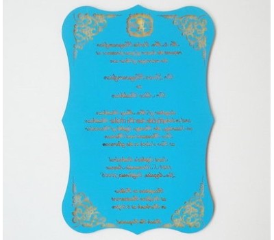 Factory design invitation lucite invitations acrylic invitation MI-004