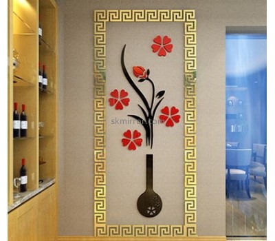 Customized acrylic long wall mirrors kitchen wall stickers large mirrors for sale MS-240