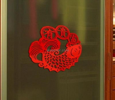 Acrylic mirror company custom wall design stickers decorative mirror wall MS-324