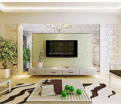 Acrylic mirror manufacturers stickers custom decorative wall mirrors for living room MS-395