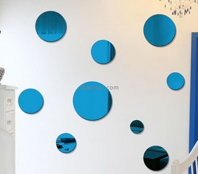 Custom acrylic round decorative mirror wall mirrors decorative wall stickers decals MS-431