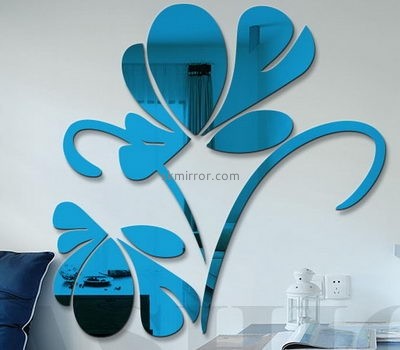 Customized acrylic 3d mirror wall decorative wall art wall stickers for baby room MS-479