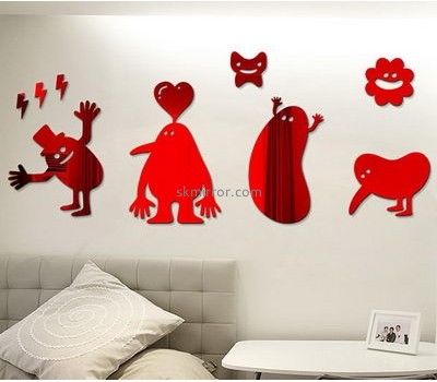 Customized acrylic modern wall stickers acrylic sticker wall decor MS-484