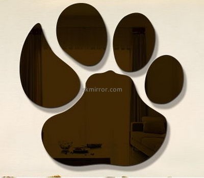 Custom modern acrylic wall mirror decorative 3d stickers MS-500