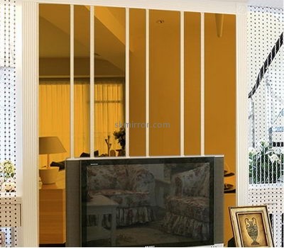 Custom large decorative acrylic living room wall mirrors unique wall decor MS-555
