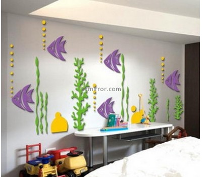 Decorative mirror manufacturers customize acrylic home wall decor stickers MS-669