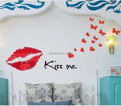 China mirror manufacturers customize colorful decorative wall mirrors sticker MS-672