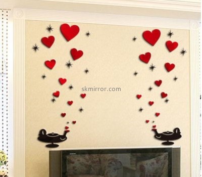 Wholesale mirrors suppliers custom design cheap mirror wall art stickers MS-746