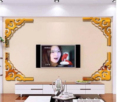 Mirror suppliers customize wall 3d mirror decor stickers MS-801