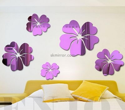 Mirror suppliers customized inexpensive decorative mirrors personalised wall decals MS-845
