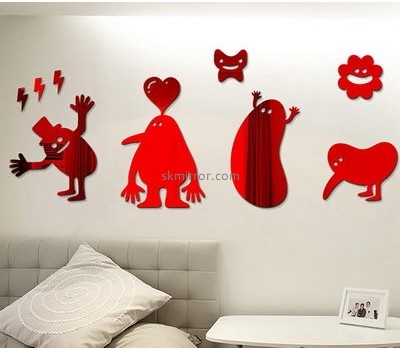 Mirror company customized cheap decorative wall mirror stickers for bedroom MS-920