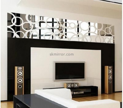 Mirror manufacturers customized acrylic mirror decorative stickers for walls MS-1024