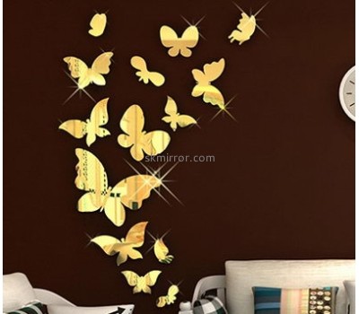 Plexiglass manufacturer customized acrylic mirror wall decals for girls room MS-1109