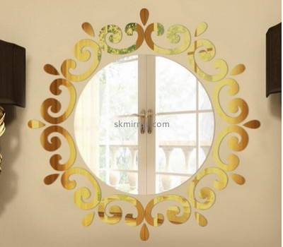 Acrylic manufacturers china customized mirror wall stickers decor MS-1134