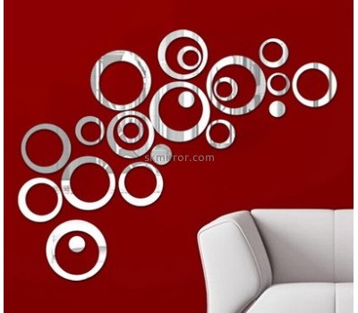 Lucite manufacturer customized acrylic mirror decals for walls MS-1133