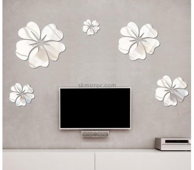 Perspex manufacturers customized cheap wall decals mirror stickers MS-1161