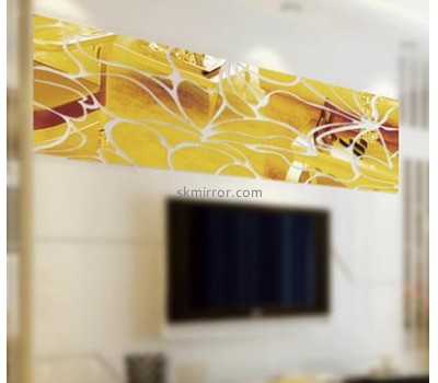 Acrylic manufacturers china customised wall 3d art stickers MS-1271