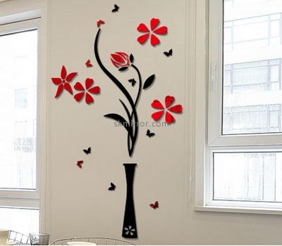 Perspex manufacturers custom tree mirror wall art stickers MS-1308