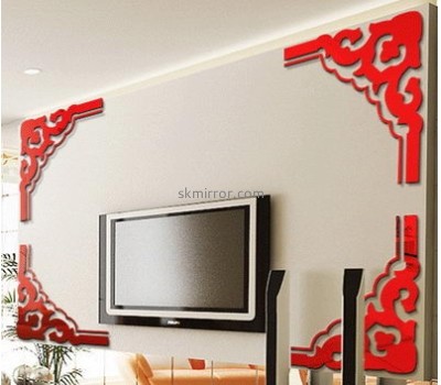 Mirror suppliers custom 3d stickers for home decoration MS-1340