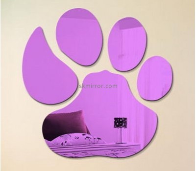 Acrylic manufacturers china custom 3d wall mirror stickers MS-1398