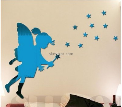 Acrylic manufacturers china custom fairy wall mirror stickers MS-1408