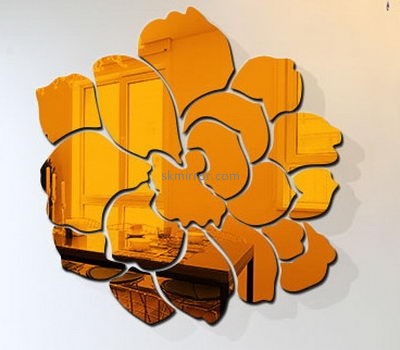 Acrylic plastic supplier custom mirror wall sticker decals MS-1508