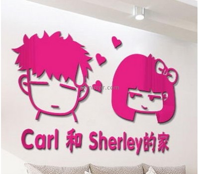Bespoke acrylic 3d wall stickers for bedrooms MS-1621