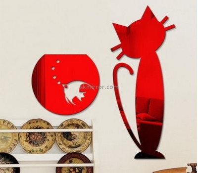 Customize acrylic mirror wall decor stickers for girls MS-1670