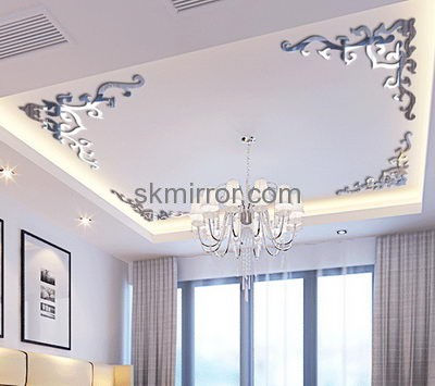 Acrylic company custom mirror wall decals and wall stickers MS-1527