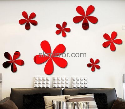 Acrylic products manufacturer custom acrylic wall sticker mirror MS-1422