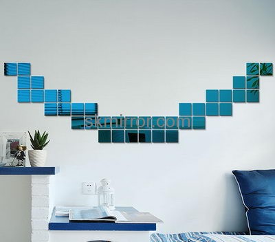 Acrylic manufacturers china custom design mirror stickers for walls MS-1355