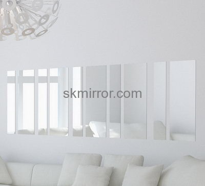 Acrylic plastic supplier custom acrylic mirror wall decor stickers MS-1216