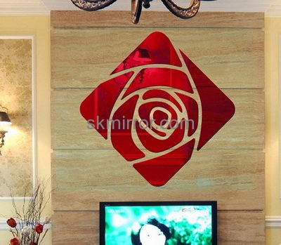 Custom design mirror acrylic stickers living room mirrors MS-328