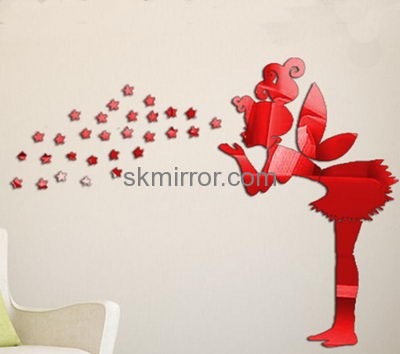 Customized acrylic self adhesive wall mirror decoration stickers doraemon wall sticker wall sticker 3d MS-132
