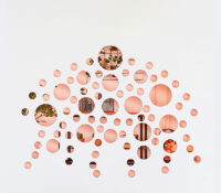 Wholesale custom acrylic wall circles DIY mirror stickers