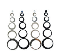 Wholesale custom acrylic wall bedroom decor circles mirror stickers