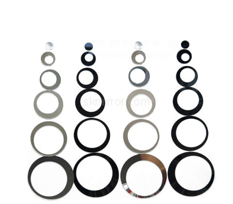 Wholesale custom acrylic wall bedroom decor circles mirror stickers