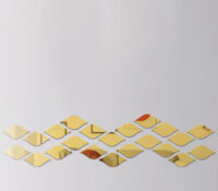 Wholesale custom acrylic wall 3D teardrop mirror stickers