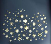 Wholesale custom acrylic wall snowflake mirror stickers