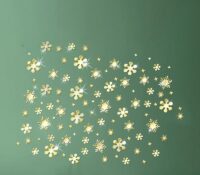 Wholesale custom acrylic wall snowflake 3D DIY mirror stickers