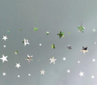 Wholesale custom acrylic wall stars 3D DIY mirror stickers