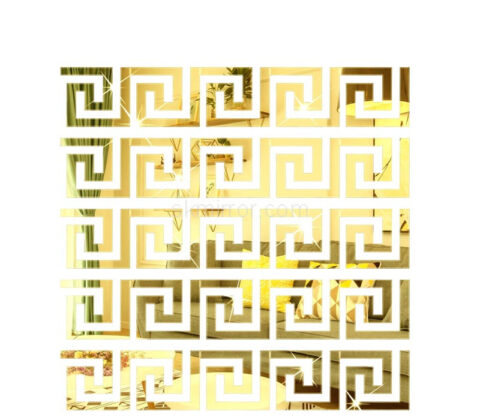 Wholesale custom acrylic wall DIY background mirror stickers